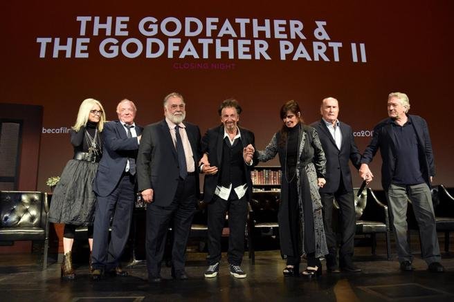 El reparto de El Padrino, reunido el Tribeca Film Festival 45 años después del estreno